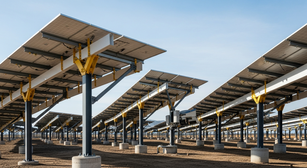 German Meisterbetrieb in renewable energy certification ensures precision solar panel installation